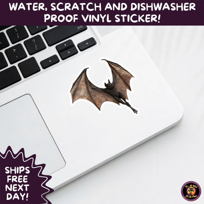 GOTHIC BAT STICKERS | for Alternative Aesthetic Lovers Spooky Vibe Cute Creepy Goth Accessories for Journal Laptop or Water Bottle Decor