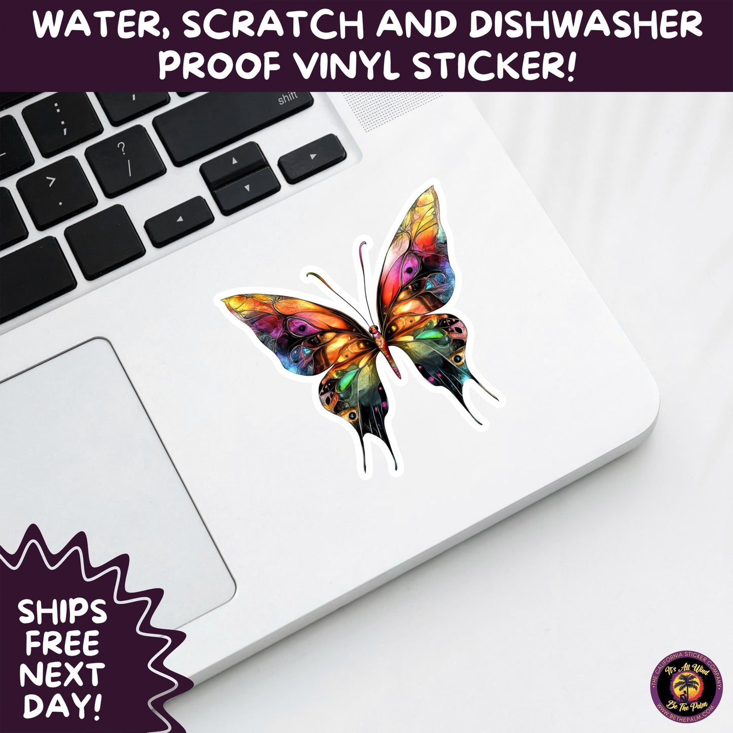 GOTH MOTH STICKERS | Gothic Insect Vinyl Stickers, Dark Aesthetic Stickers for Laptops Journals, Spooky Bug Stickers, Moth Witchy Decor