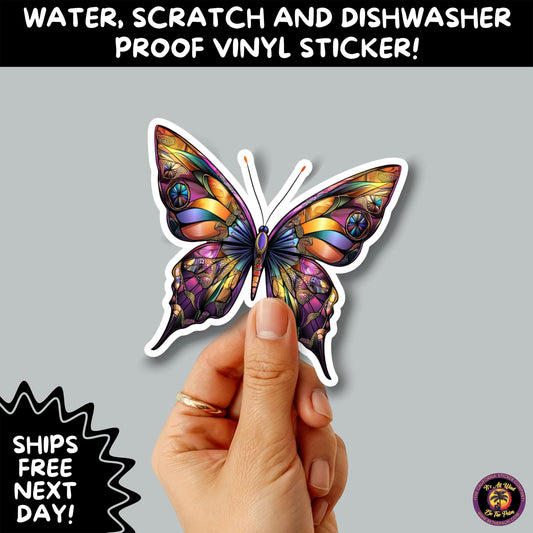 GOTH MOTH STICKERS | Gothic Insect Vinyl Stickers, Dark Aesthetic Stickers for Laptops Journals, Spooky Bug Stickers, Moth Witchy Decor