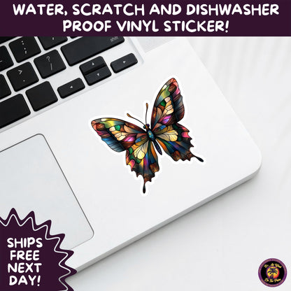 GOTH MOTH STICKERS | Gothic Insect Vinyl Stickers, Dark Aesthetic Stickers for Laptops Journals, Spooky Bug Stickers, Moth Witchy Decor