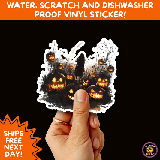 JACK O LANTERN | Aesthetic Halloween Stickers for Planners, Laptops, Water Bottles, and Spooky Autumn Craft Projects