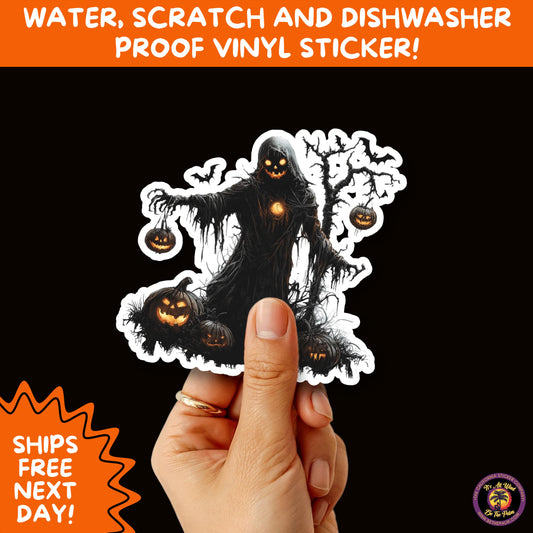 JACK O LANTERN | Aesthetic Halloween Stickers for Planners, Laptops, Water Bottles, and Spooky Autumn Craft Projects