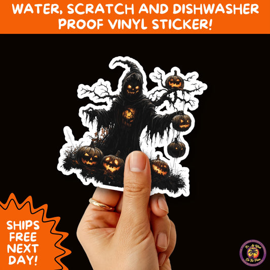 JACK O LANTERN | Aesthetic Halloween Stickers for Planners, Laptops, Water Bottles, and Spooky Autumn Craft Projects