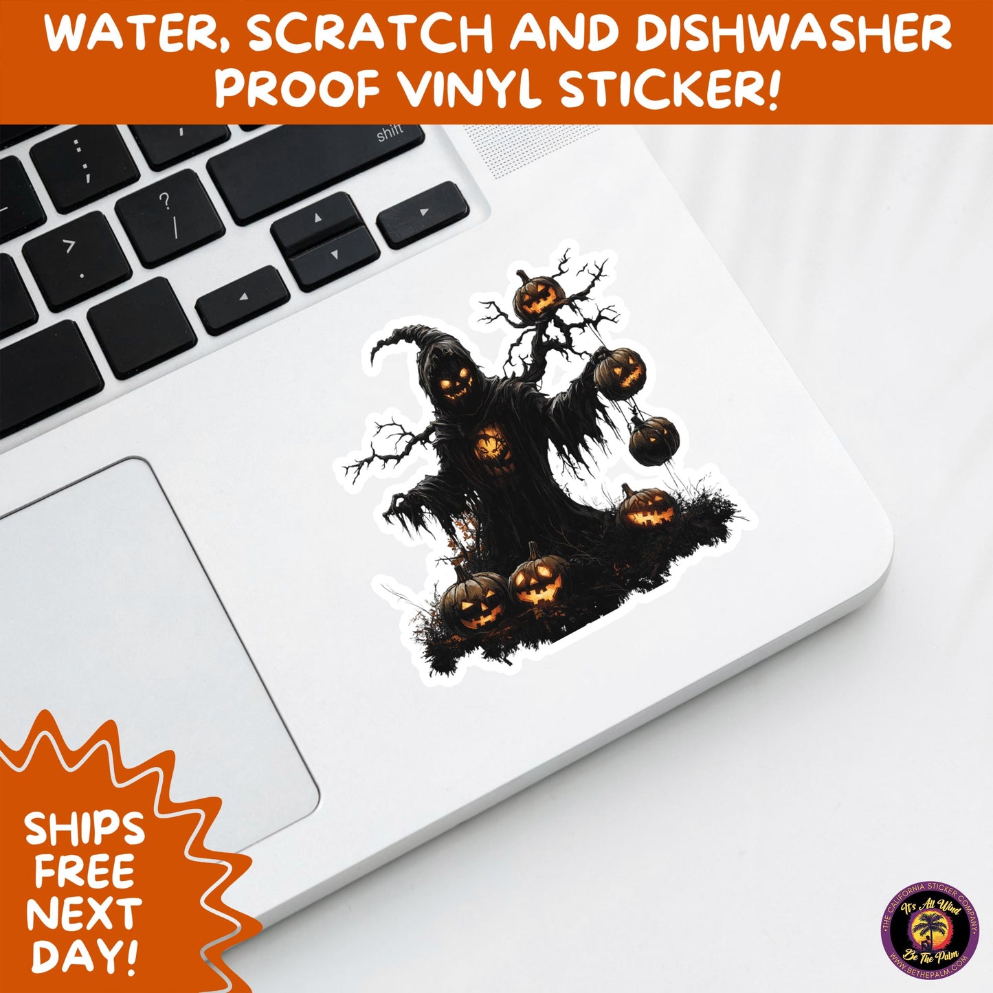 JACK O LANTERN | Aesthetic Halloween Stickers for Planners, Laptops, Water Bottles, and Spooky Autumn Craft Projects