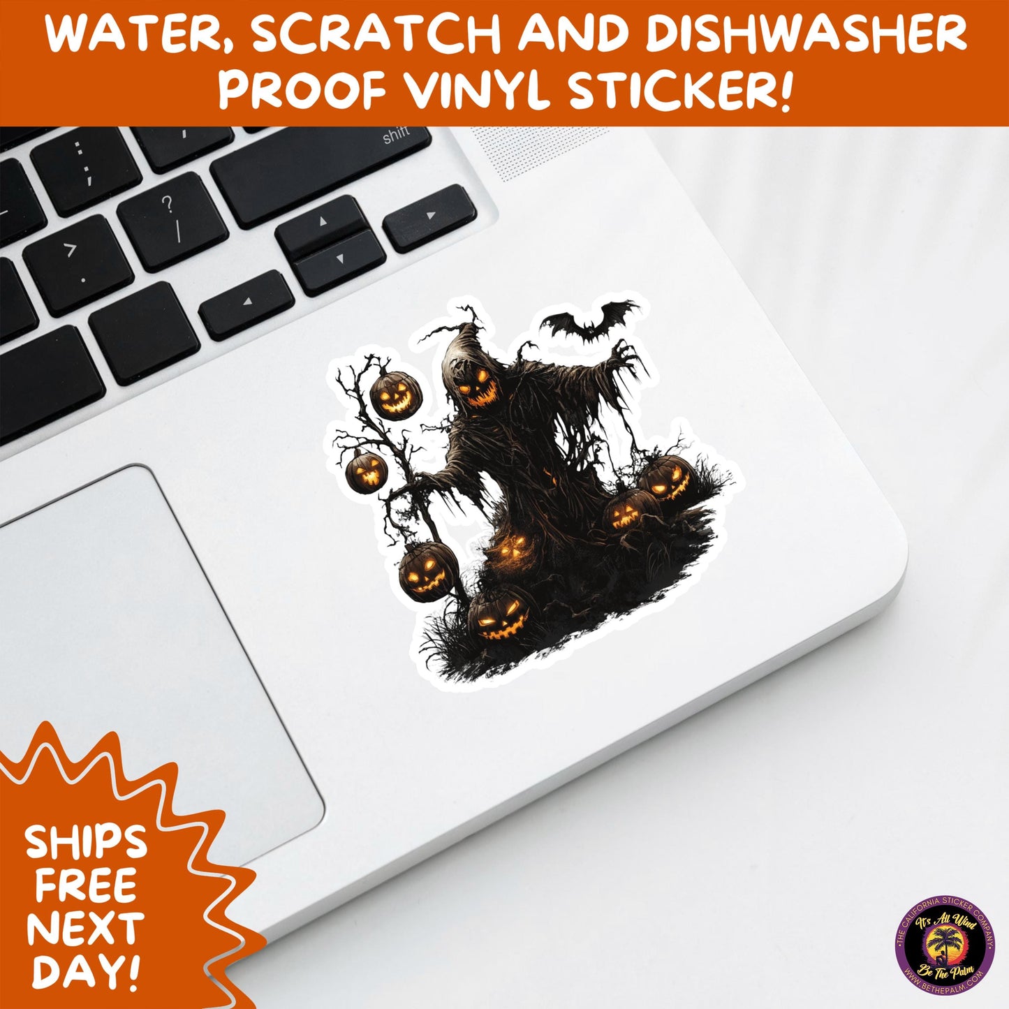 JACK O LANTERN | Aesthetic Halloween Stickers for Planners, Laptops, Water Bottles, and Spooky Autumn Craft Projects