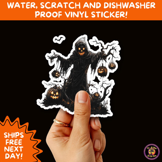 JACK O LANTERN | Aesthetic Halloween Stickers for Planners, Laptops, Water Bottles, and Spooky Autumn Craft Projects