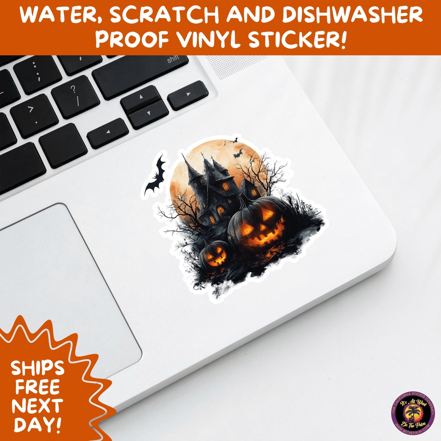 JACK O LANTERN | Aesthetic Halloween Stickers for Planners, Laptops, Water Bottles, and Spooky Autumn Craft Projects