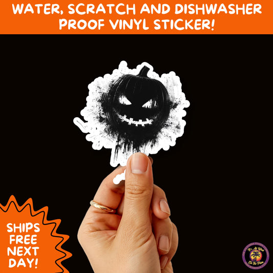 JACK O LANTERN | Aesthetic Halloween Stickers for Planners, Laptops, Water Bottles, and Spooky Autumn Craft Projects