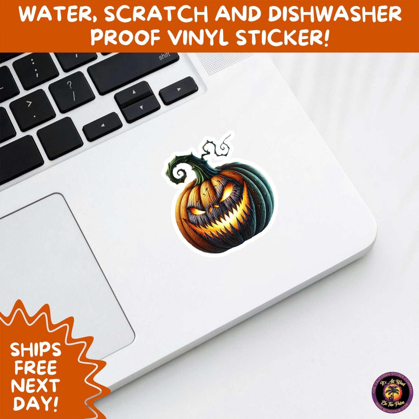 JACK O LANTERN | Aesthetic Halloween Stickers for Planners, Laptops, Water Bottles, and Spooky Autumn Craft Projects