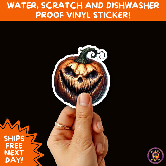 JACK O LANTERN | Aesthetic Halloween Stickers for Planners, Laptops, Water Bottles, and Spooky Autumn Craft Projects