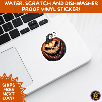 JACK O LANTERN | Aesthetic Halloween Stickers for Planners, Laptops, Water Bottles, and Spooky Autumn Craft Projects