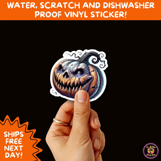 JACK O LANTERN | Aesthetic Halloween Stickers for Planners, Laptops, Water Bottles, and Spooky Autumn Craft Projects