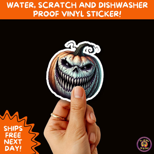 JACK O LANTERN | Aesthetic Halloween Stickers for Planners, Laptops, Water Bottles, and Spooky Autumn Craft Projects