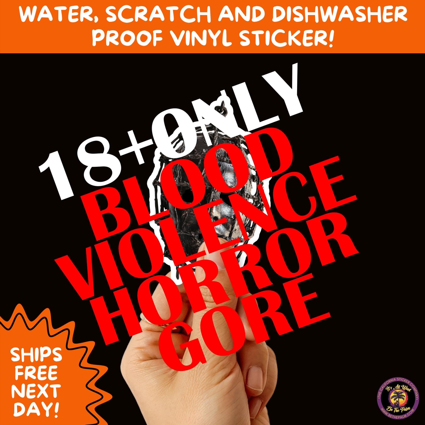 GORE HORROR STICKERS | Creepy Vibe Aesthetic – Blood, Skulls, Guts, and Creepy Vinyl Art for Halloween and Alternative Style Fans