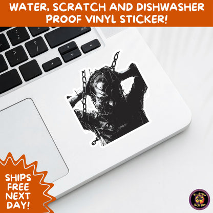 GORE HORROR STICKERS | Creepy Vibe Aesthetic – Blood, Skulls, Guts, and Creepy Vinyl Art for Halloween and Alternative Style Fans