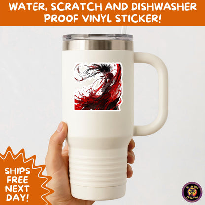 GORE HORROR STICKERS | Creepy Vibe Aesthetic – Blood, Skulls, Guts, and Creepy Vinyl Art for Halloween and Alternative Style Fans