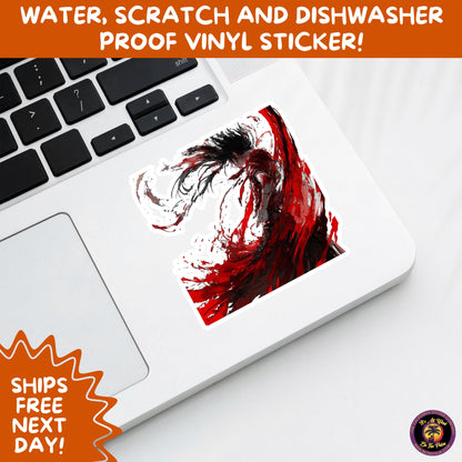 GORE HORROR STICKERS | Creepy Vibe Aesthetic – Blood, Skulls, Guts, and Creepy Vinyl Art for Halloween and Alternative Style Fans