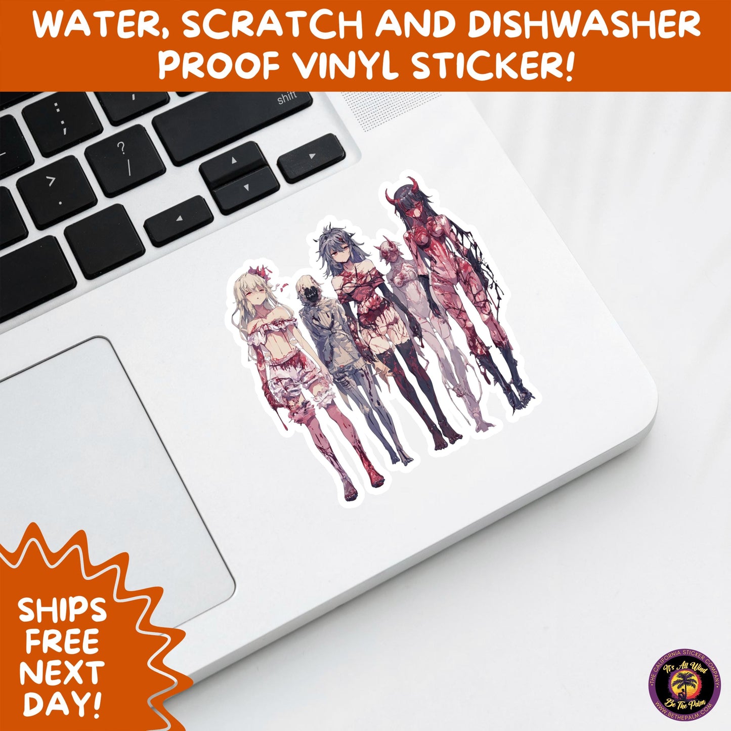 GORE HORROR STICKERS | Creepy Vibe Aesthetic – Blood, Skulls, Guts, and Creepy Vinyl Art for Halloween and Alternative Style Fans