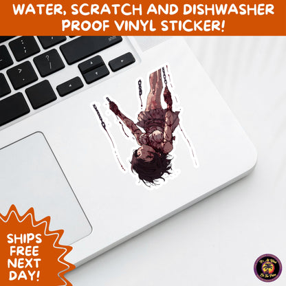 GORE HORROR STICKERS | Creepy Vibe Aesthetic – Blood, Skulls, Guts, and Creepy Vinyl Art for Halloween and Alternative Style Fans