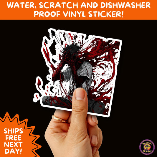 GORE HORROR STICKERS | Creepy Vibe Aesthetic  Blood, Skulls, Guts, and Creepy Vinyl Art for Halloween and Alternative Style Fans
