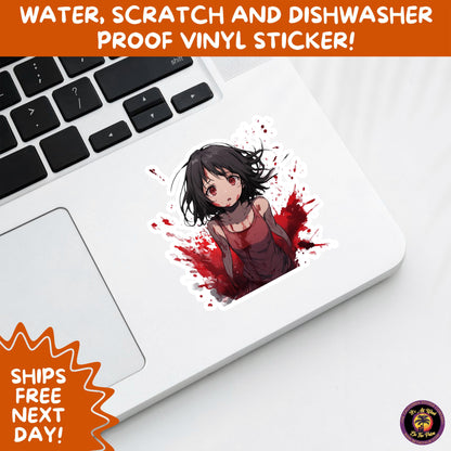 GORE HORROR STICKERS | Creepy Vibe Aesthetic – Blood, Skulls, Guts, and Creepy Vinyl Art for Halloween and Alternative Style Fans