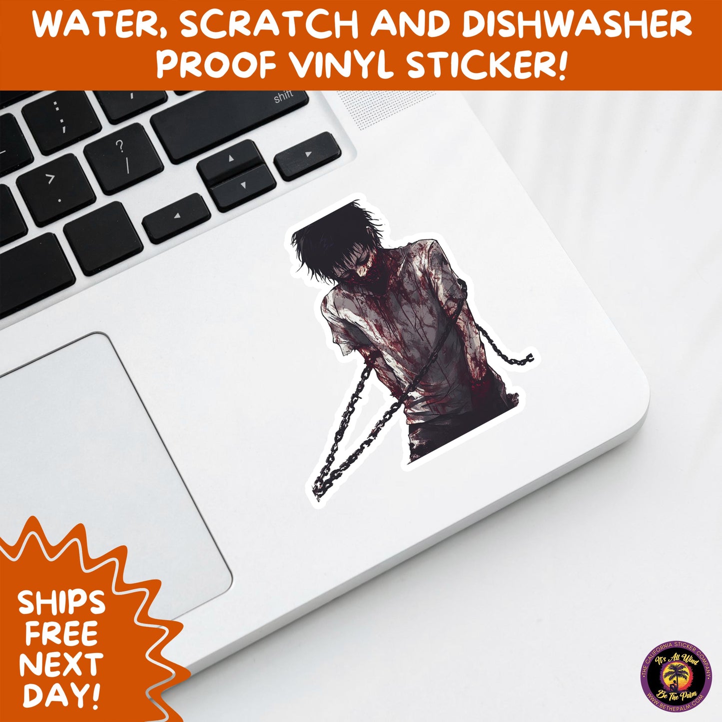 GORE HORROR STICKERS | Creepy Vibe Aesthetic – Blood, Skulls, Guts, and Creepy Vinyl Art for Halloween and Alternative Style Fans