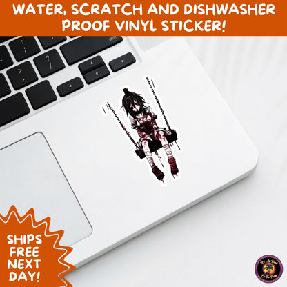 GORE HORROR STICKERS | Creepy Vibe Aesthetic – Blood, Skulls, Guts, and Creepy Vinyl Art for Halloween and Alternative Style Fans