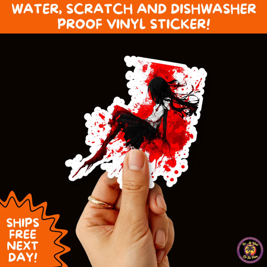 GORE HORROR STICKERS | Creepy Vibe Aesthetic – Blood, Skulls, Guts, and Creepy Vinyl Art for Halloween and Alternative Style Fans