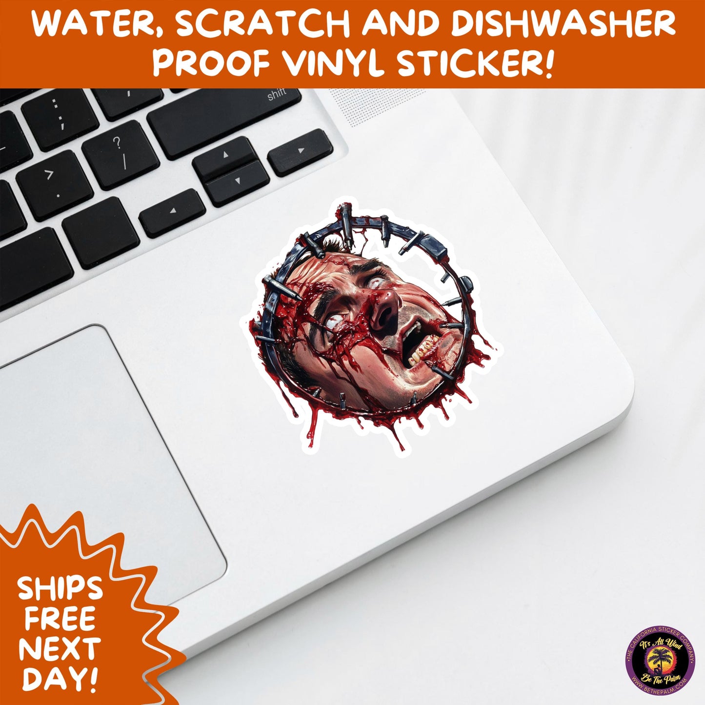 GORE HORROR STICKERS | Creepy Vibe Aesthetic – Blood, Skulls, Guts, and Creepy Vinyl Art for Halloween and Alternative Style Fans
