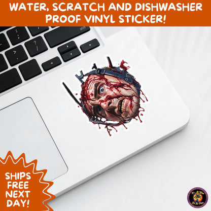 GORE HORROR STICKERS | Creepy Vibe Aesthetic – Blood, Skulls, Guts, and Creepy Vinyl Art for Halloween and Alternative Style Fans