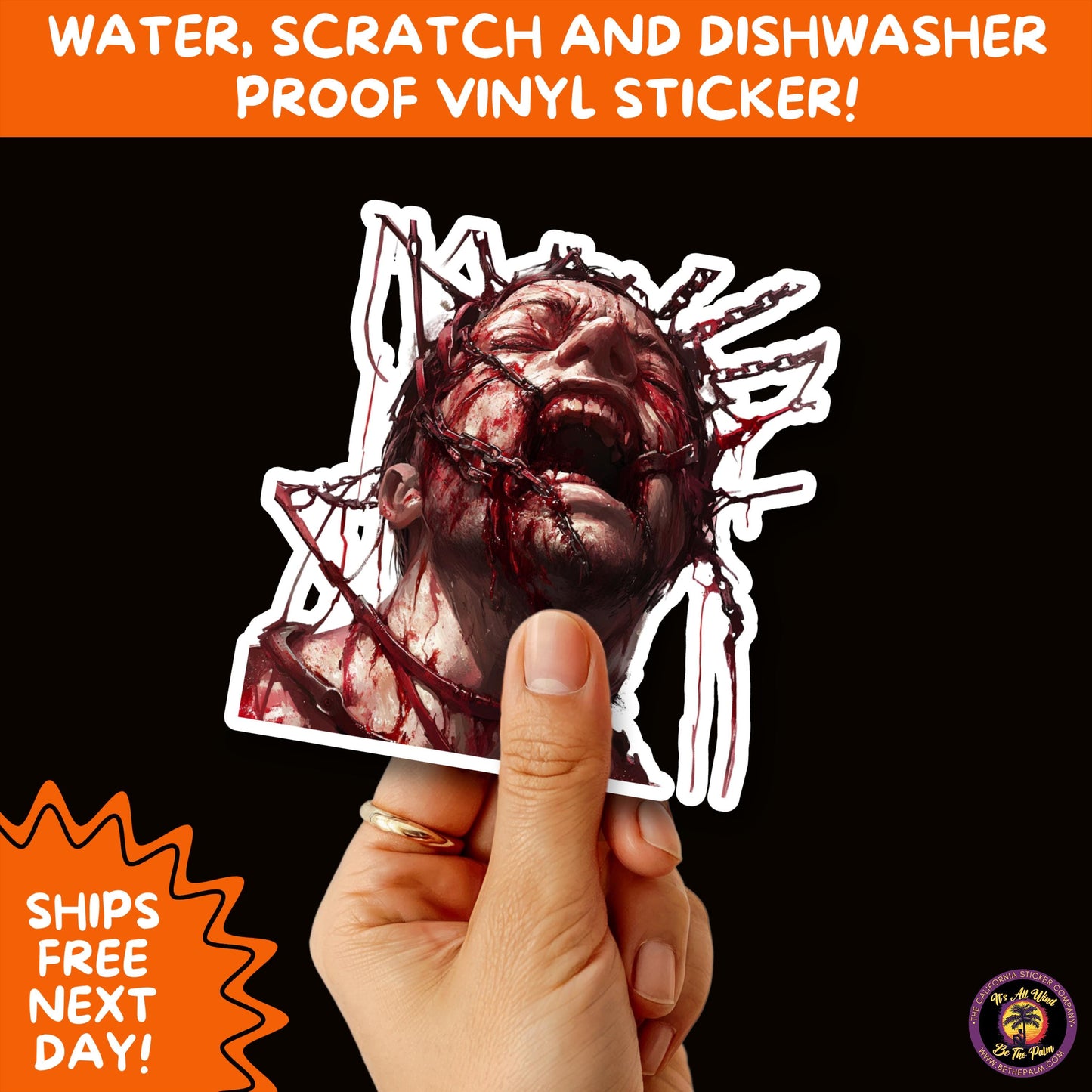 GORE HORROR STICKERS | Creepy Vibe Aesthetic – Blood, Skulls, Guts, and Creepy Vinyl Art for Halloween and Alternative Style Fans