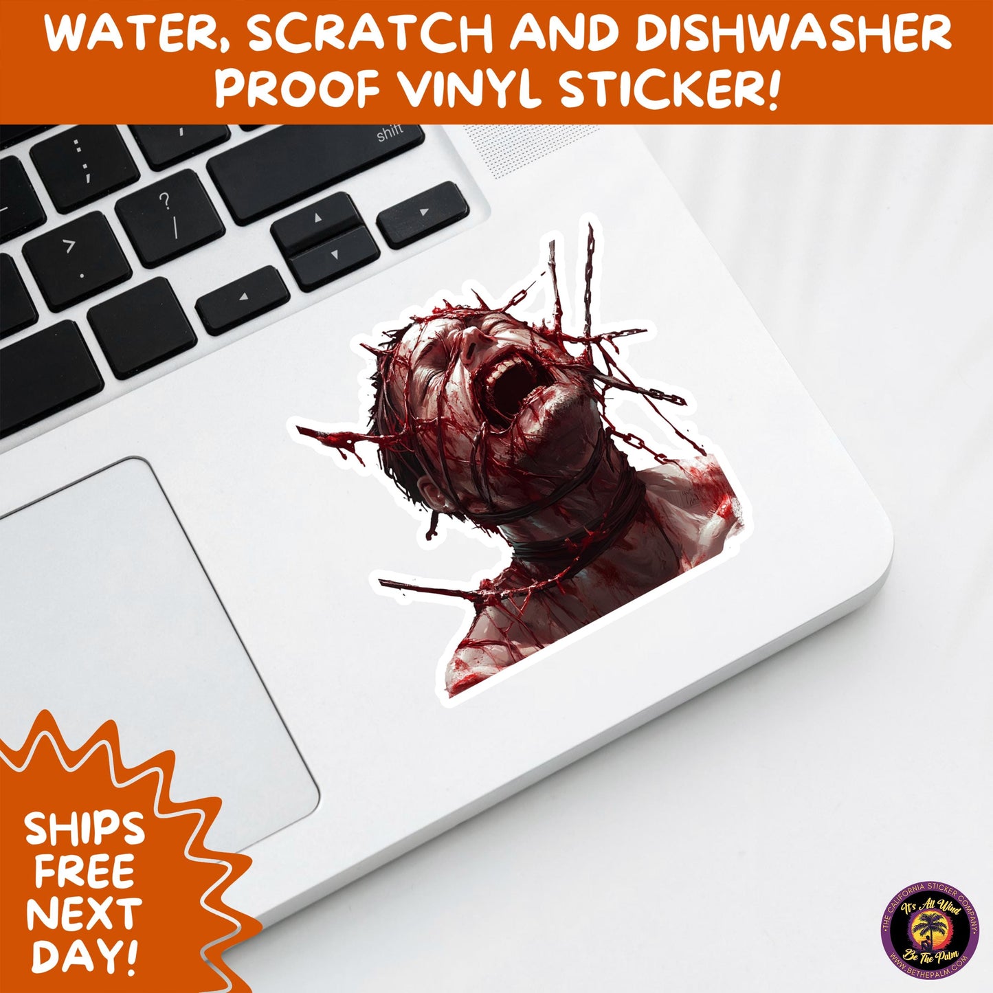 GORE HORROR STICKERS | Creepy Vibe Aesthetic – Blood, Skulls, Guts, and Creepy Vinyl Art for Halloween and Alternative Style Fans
