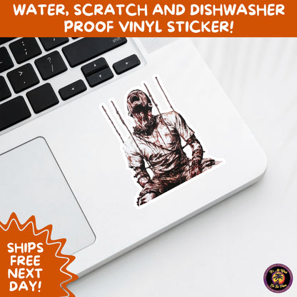 GORE HORROR STICKERS | Creepy Vibe Aesthetic – Blood, Skulls, Guts, and Creepy Vinyl Art for Halloween and Alternative Style Fans