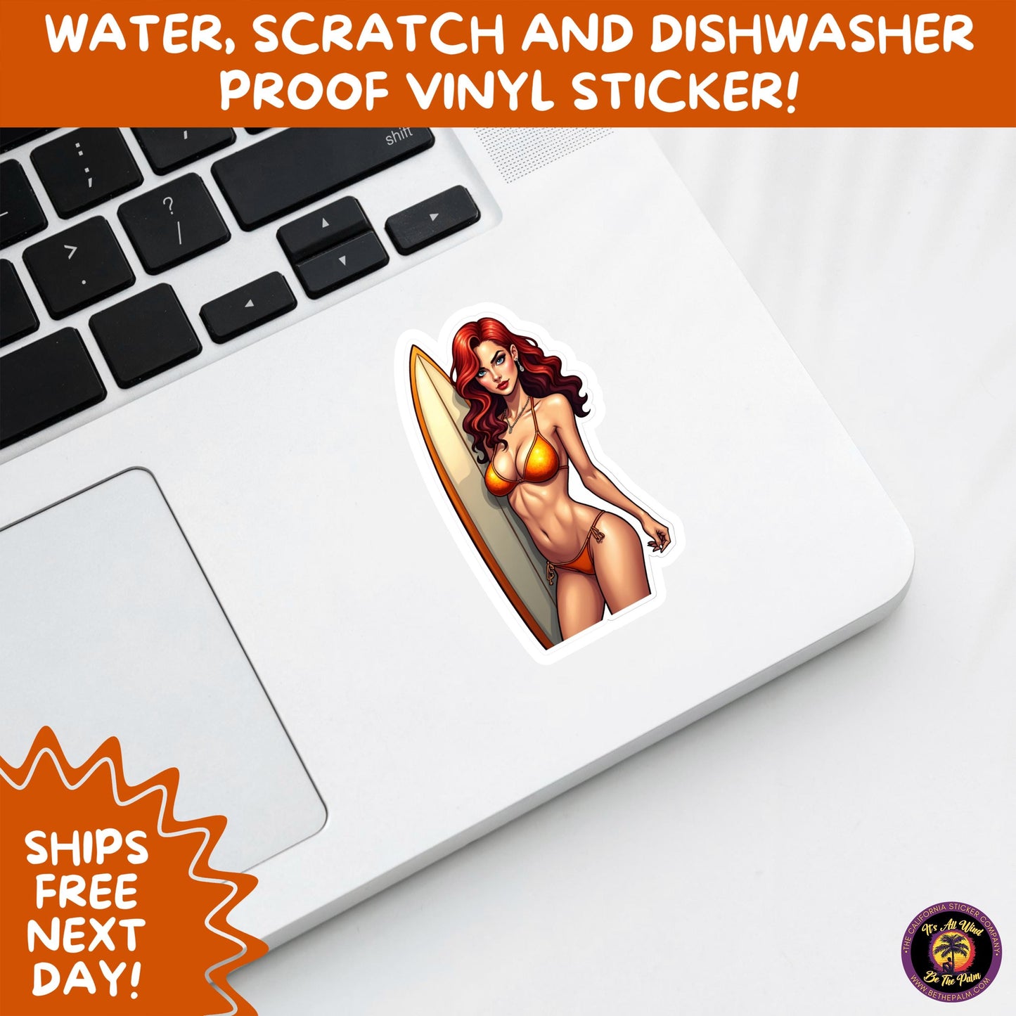 FUN BEACH STICKERS with Bikini Designs, Perfect for Travel Journals, Water Bottles, Tumblers, Laptops, Scrapbooks, and Summer Decor