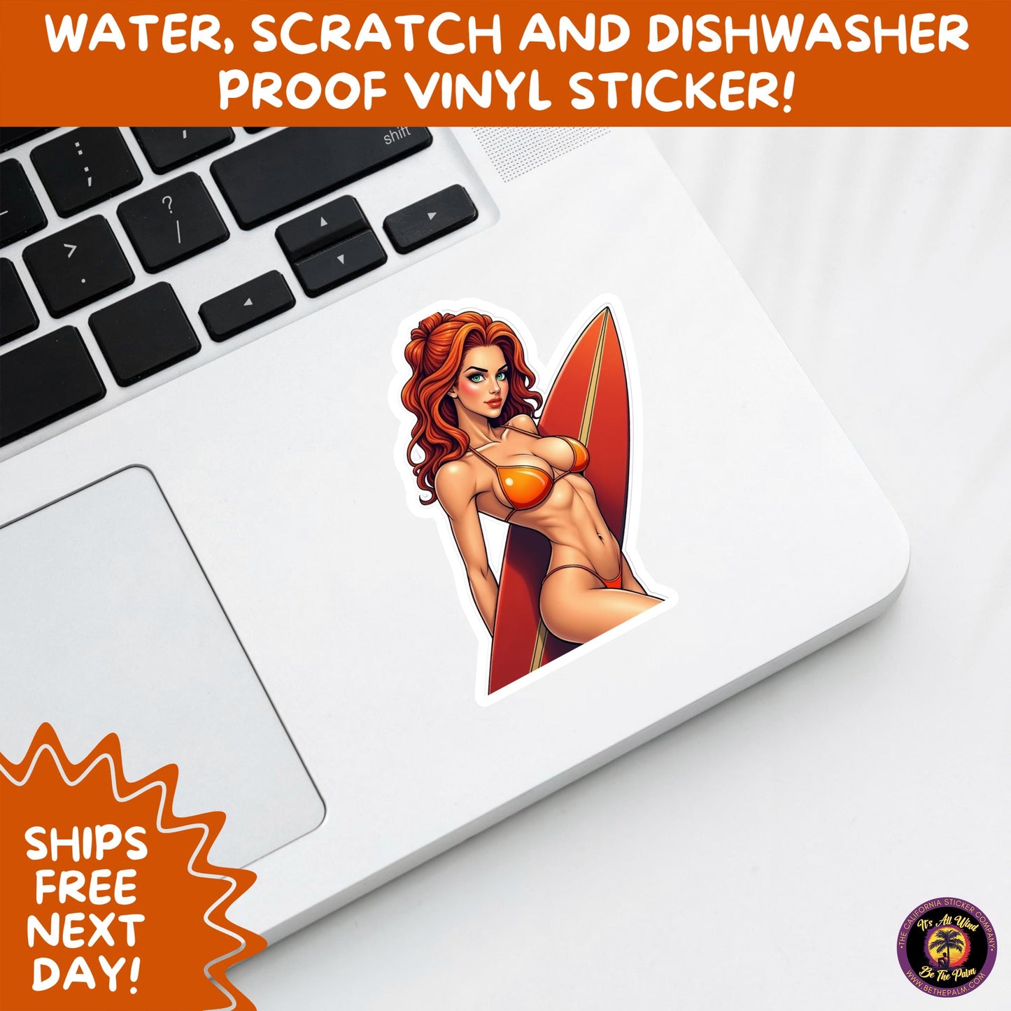 FUN BEACH STICKERS with Bikini Designs, Perfect for Travel Journals, Water Bottles, Tumblers, Laptops, Scrapbooks, and Summer Decor