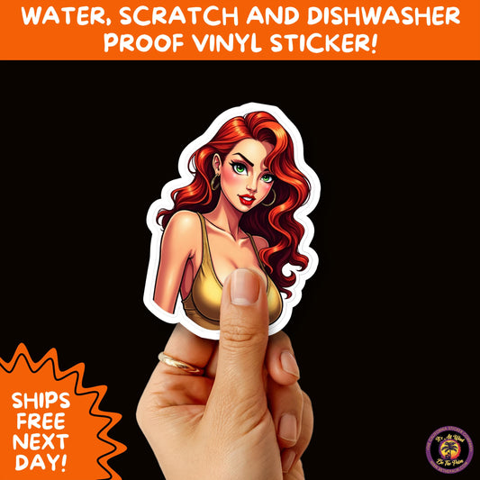 FUN BEACH STICKERS with Bikini Designs, Perfect for Travel Journals, Water Bottles, Tumblers, Laptops, Scrapbooks, and Summer Decor