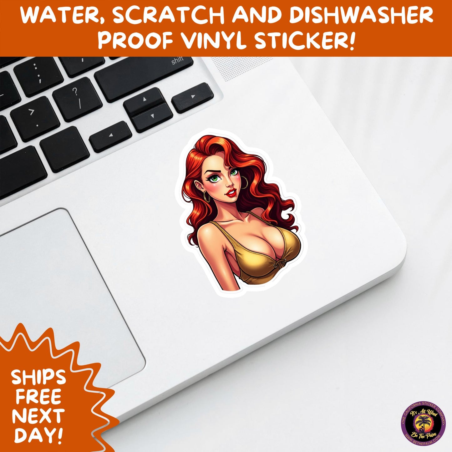 FUN BEACH STICKERS with Bikini Designs, Perfect for Travel Journals, Water Bottles, Tumblers, Laptops, Scrapbooks, and Summer Decor