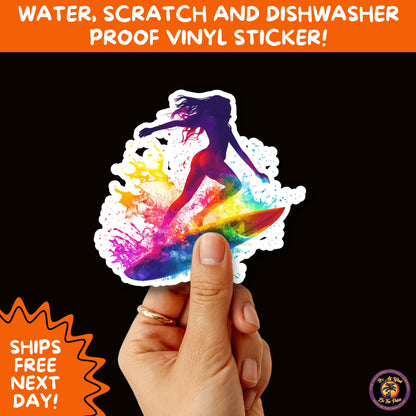 FUN BEACH STICKERS with Bikini Designs, Perfect for Travel Journals, Water Bottles, Tumblers, Laptops, Scrapbooks, and Summer Decor