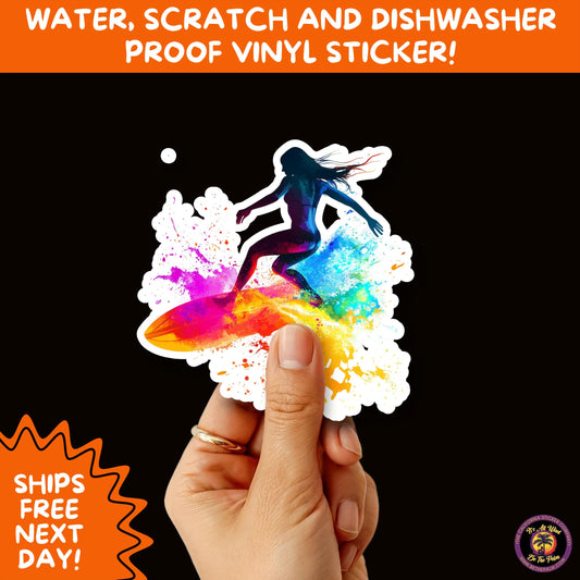 FUN BEACH STICKERS with Bikini Designs, Perfect for Travel Journals, Water Bottles, Tumblers, Laptops, Scrapbooks, and Summer Decor
