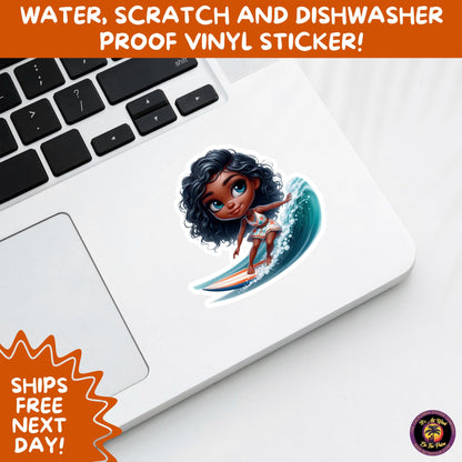 FUN BEACH STICKERS with Bikini Designs, Perfect for Travel Journals, Water Bottles, Tumblers, Laptops, Scrapbooks, and Summer Decor