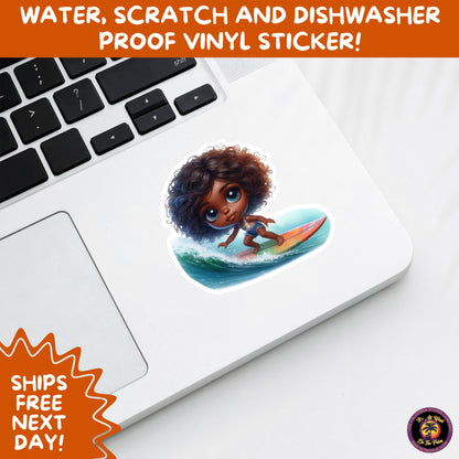 FUN BEACH STICKERS with Bikini Designs, Perfect for Travel Journals, Water Bottles, Tumblers, Laptops, Scrapbooks, and Summer Decor