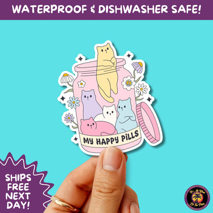 MENTAL HEALTH STICKER | funny sticker, laptop sticker, anxiety, stickers for hydro, vinyl stickers, meme sticker, water bottle sticker