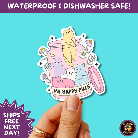 MENTAL HEALTH STICKER | funny sticker, laptop sticker, anxiety, stickers for hydro, vinyl stickers, meme sticker, water bottle sticker