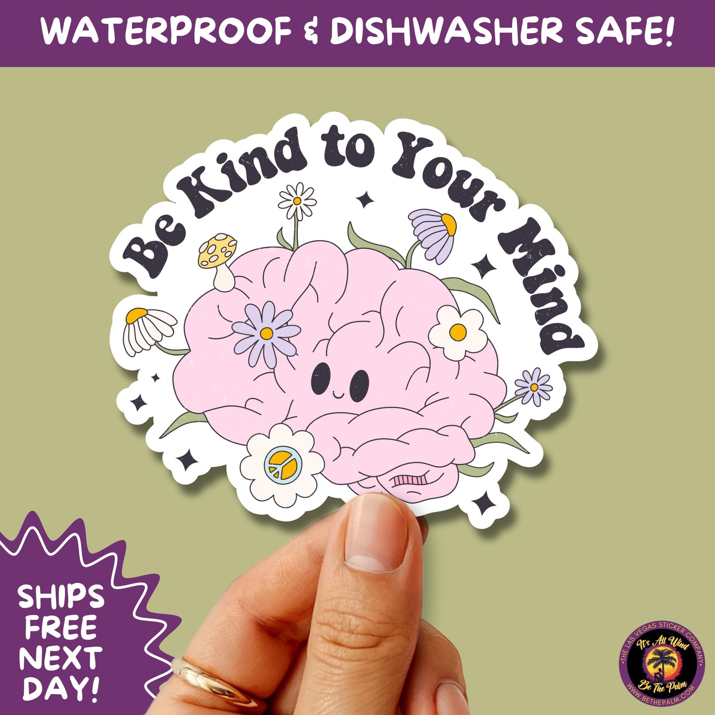 MENTAL HEALTH STICKER | funny sticker, laptop sticker, anxiety, stickers for hydro, vinyl stickers, meme sticker, water bottle sticker