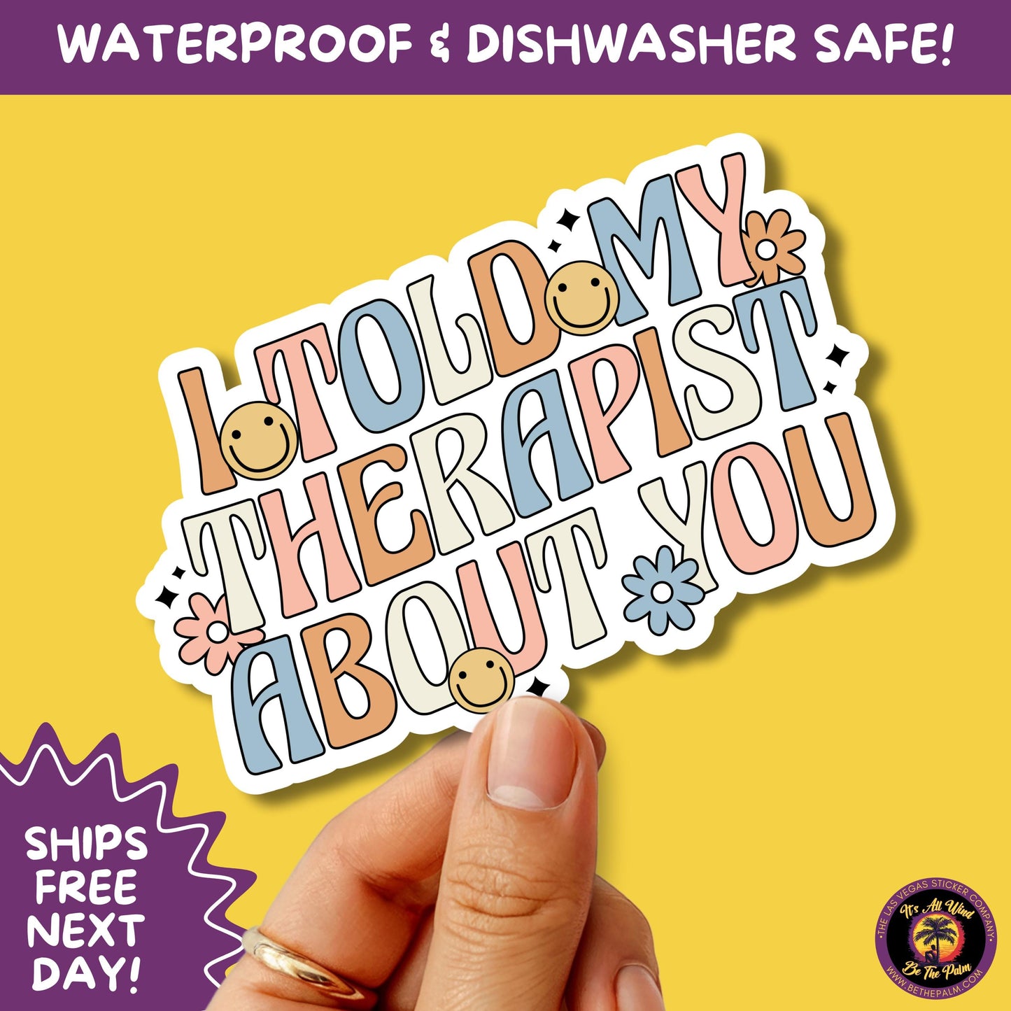 MENTAL HEALTH STICKER | funny sticker, laptop sticker, anxiety, stickers for hydro, vinyl stickers, meme sticker, water bottle sticker