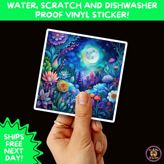 PSYCHEDELIC ART STICKERS | Trippy Groovy Vinyl Decals for Journals, Water Bottles, Laptops, Hippie Aesthetic Stickers for Vibe Lovers