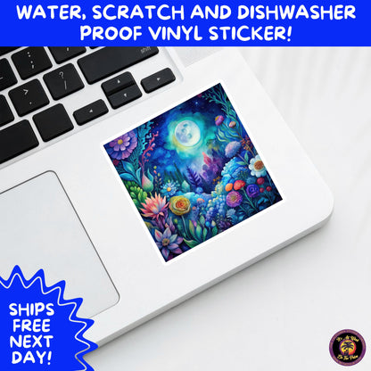 PSYCHEDELIC ART STICKERS | Trippy Groovy Vinyl Decals for Journals, Water Bottles, Laptops, Hippie Aesthetic Stickers for Vibe Lovers