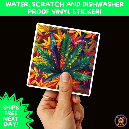 PSYCHEDELIC ART STICKERS | Trippy Groovy Vinyl Decals for Journals, Water Bottles, Laptops, Hippie Aesthetic Stickers for Vibe Lovers
