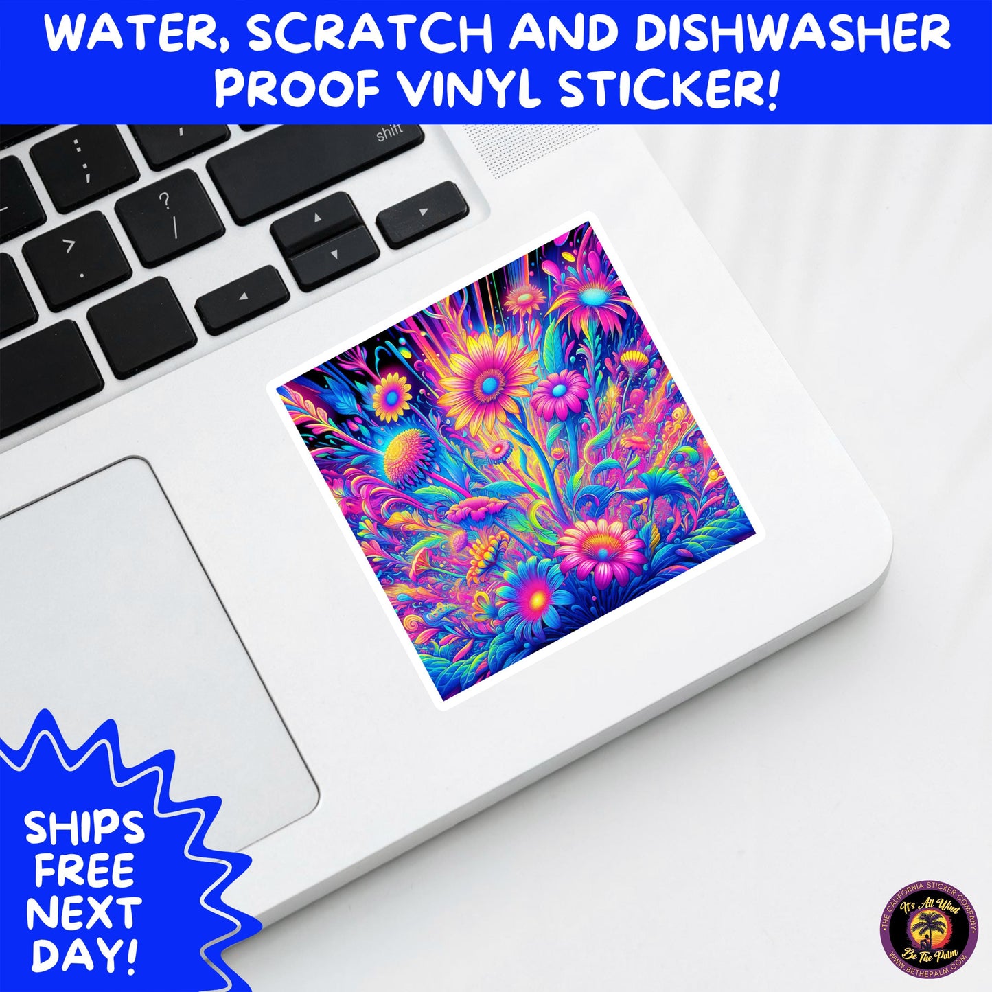 PSYCHEDELIC ART STICKERS | Trippy Groovy Vinyl Decals for Journals, Water Bottles, Laptops, Hippie Aesthetic Stickers for Vibe Lovers