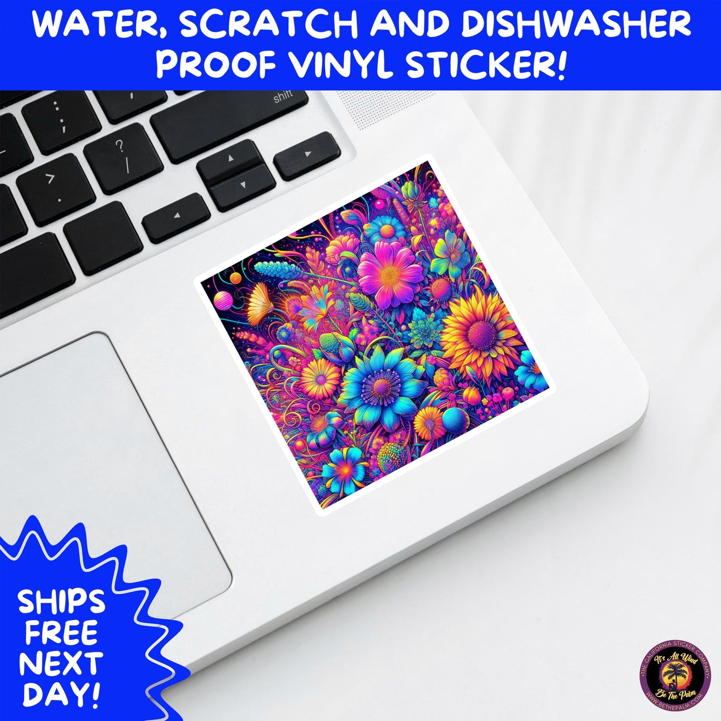 PSYCHEDELIC ART STICKERS | Trippy Groovy Vinyl Decals for Journals, Water Bottles, Laptops, Hippie Aesthetic Stickers for Vibe Lovers